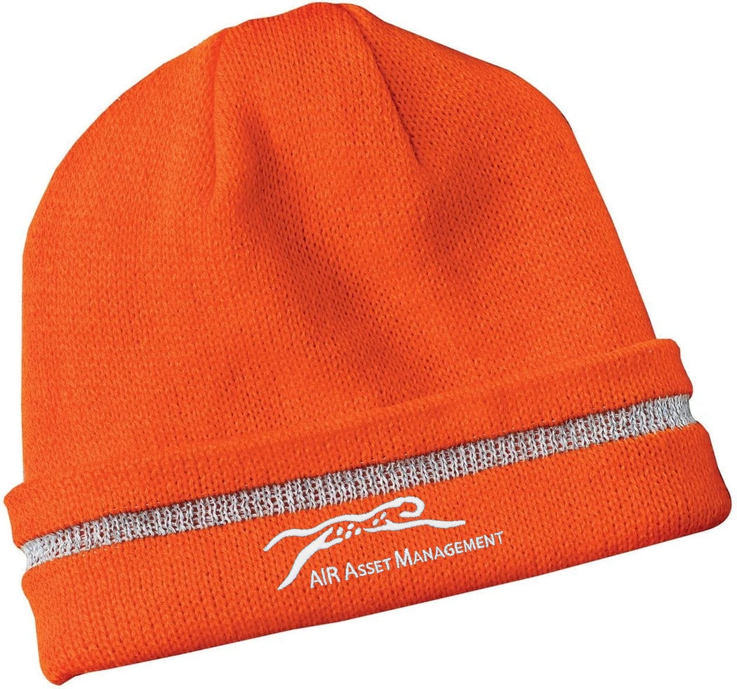 CornerStone Enhanced Visibility Beanie With Reflective Stripe 1 CornerStone Enhanced Visibility Beanie With Reflective Stripe