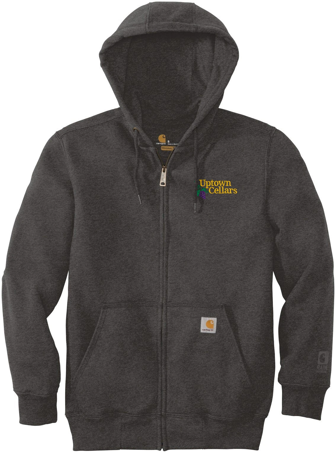 Carhartt Rain Defender Paxton Heavyweight Hooded Zip-Front Sweatshirt 1 Carhartt Rain Defender Paxton Heavyweight Hooded Zip-Front Sweatshirt
