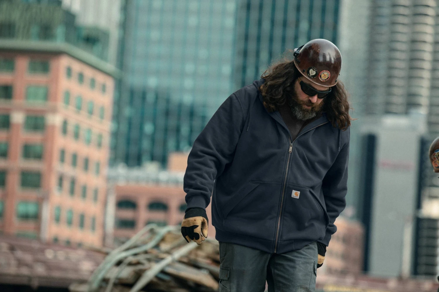 Carhartt Midweight Thermal-Lined Full-Zip Sweatshirt 2 Carhartt Midweight Thermal-Lined Full-Zip Sweatshirt - Image 2