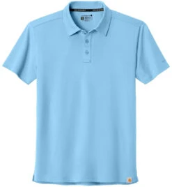 Carhartt Force Sun Defender Polo -Thread Logic Store CT106899 freshwaterblue flat front