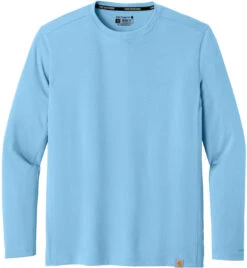 Carhartt Force Sun Defender Long Sleeve T-Shirt -Thread Logic Store CT106972 freshwaterblue flat front fb9b01de a60e 4683 9126 e441e01949c4