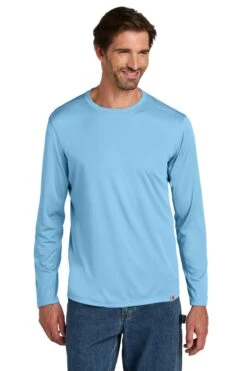 Carhartt Force Sun Defender Long Sleeve T-Shirt -Thread Logic Store CT106972 freshwaterblue model front c7b267c0 e6a0 4a3d 9d51 4d965ba58efe