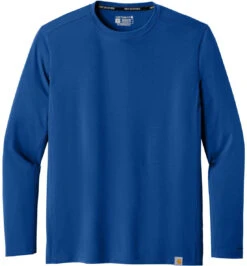 Carhartt Force Sun Defender Long Sleeve T-Shirt -Thread Logic Store CT106972 royalglassblue flat front efafbee7 8cc7 4422 9da2 d274f25a2232