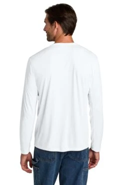 Carhartt Force Sun Defender Long Sleeve T-Shirt -Thread Logic Store CT106972 white model back f489540f 2e57 4cbe 8e5e 4f45932e3233