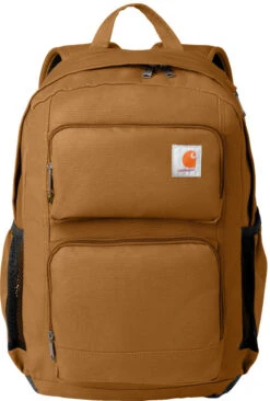 Carhartt 28L Foundry Series Dual-Compartment Backpack -Thread Logic Store CTB0000486 carharttbrown flat front