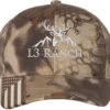 Outdoor Cap Camo Cap With Flag Visor