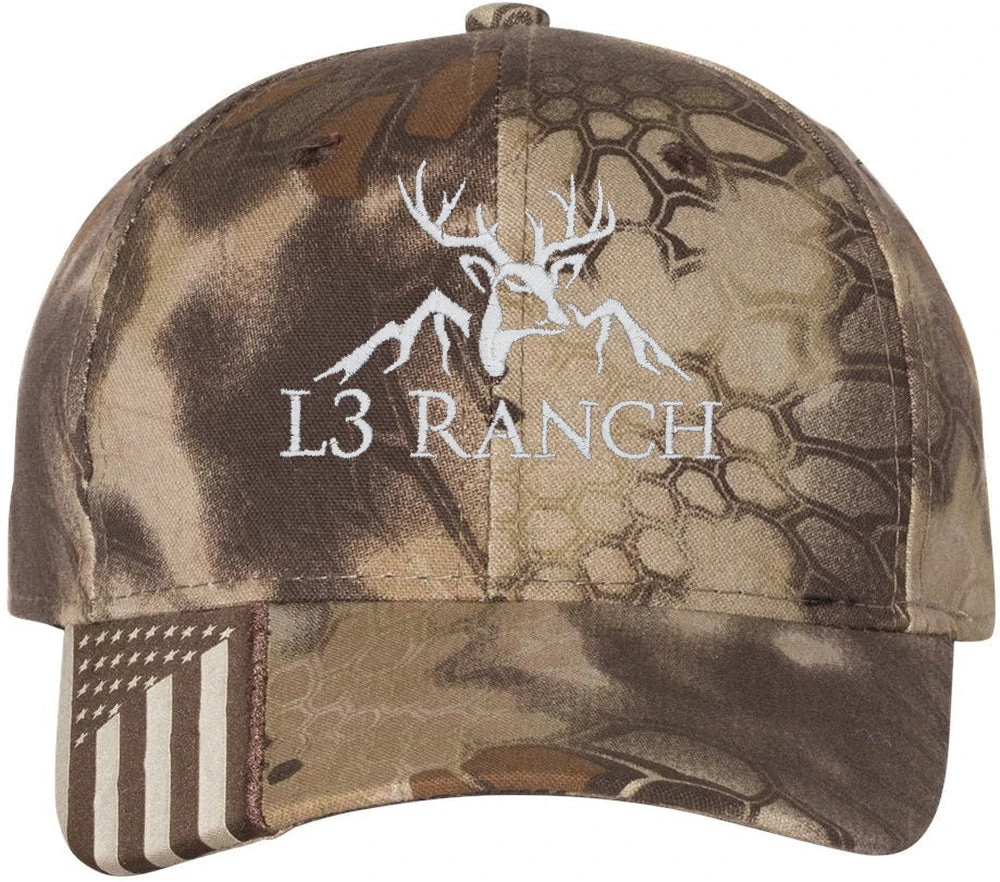Outdoor Cap Camo Cap With Flag Visor 1 Outdoor Cap Camo Cap With Flag Visor