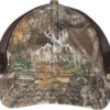 Outdoor Cap Mesh-Back Camo With Flag Undervisor Cap
