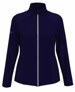 Callaway Ladies Full-Zip Ottoman Jacket -Thread Logic Store Callaway Ladies Full Zip Ottoman Jacket Peacoat Navy S 2