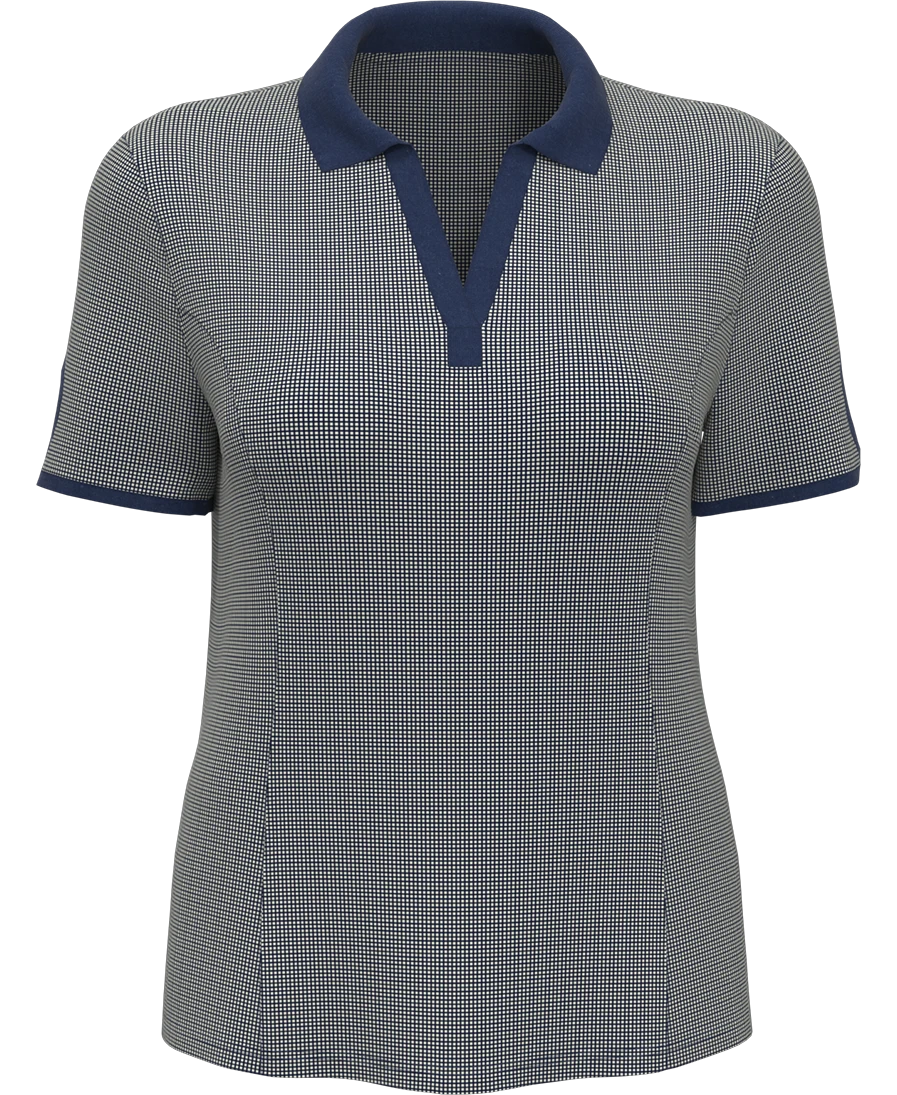 Callaway Ladies' Gingham Polo 2 Callaway Ladies' Gingham Polo - Image 2
