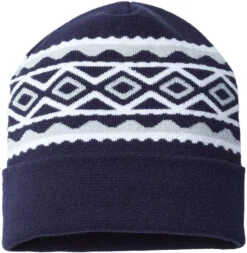 Cap America USA-Made Diamond Knit Cuff -Thread Logic Store Cap America USA Made Diamond Knit Cuff True Navy Silver OSFA 5