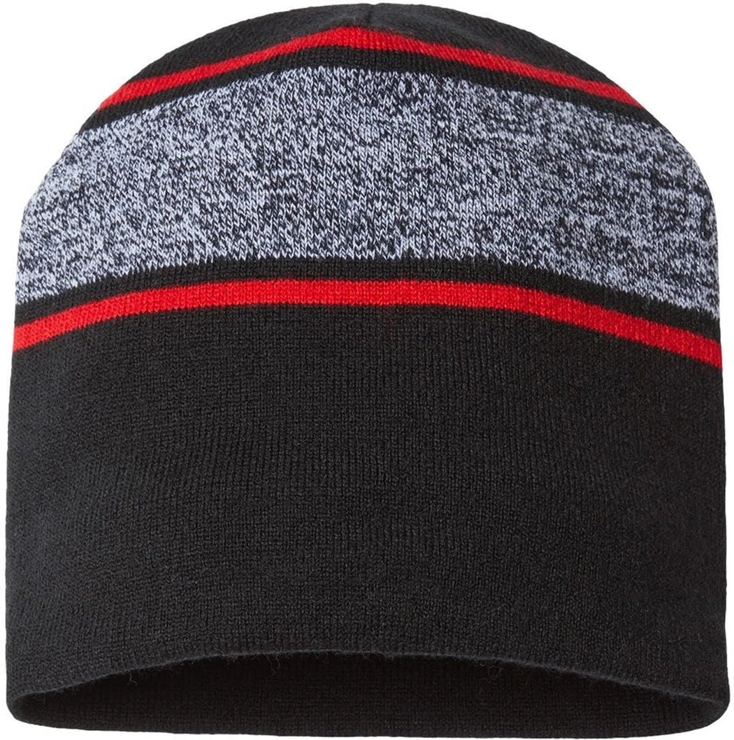 Cap America USA-Made Variegated Striped Beanie 3 Cap America USA-Made Variegated Striped Beanie - Image 3