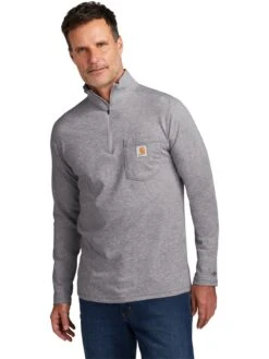 Carhartt Force 1/4-Zip Long Sleeve T-Shirt -Thread Logic Store Carhartt Force 14 Zip Long Sleeve T Shirt 10