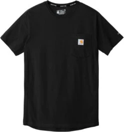Carhartt Force Short Sleeve Pocket T-Shirt -Thread Logic Store Carhartt Force Short Sleeve Pocket T Shirt Black 2XL 5