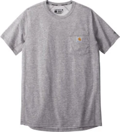 Carhartt Force Short Sleeve Pocket T-Shirt -Thread Logic Store Carhartt Force Short Sleeve Pocket T Shirt Heather Grey 2XL 13