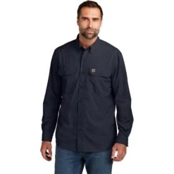 Carhartt Force Solid Long Sleeve Shirt -Thread Logic Store Carhartt Force Solid Long Sleeve Shirt 15