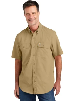 Carhartt Force Solid Short Sleeve Shirt -Thread Logic Store Carhartt Force Solid Short Sleeve Shirt 11