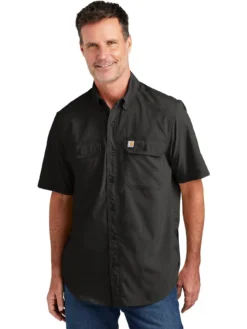 Carhartt Force Solid Short Sleeve Shirt -Thread Logic Store Carhartt Force Solid Short Sleeve Shirt 3