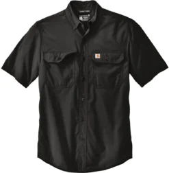Carhartt Force Solid Short Sleeve Shirt -Thread Logic Store Carhartt Force Solid Short Sleeve Shirt Black 2XL 1