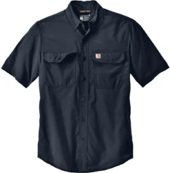 Carhartt Force Solid Short Sleeve Shirt -Thread Logic Store Carhartt Force Solid Short Sleeve Shirt Navy 2XL 13