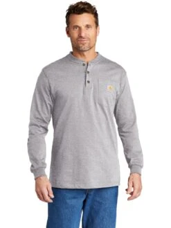 Carhartt Long Sleeve Henley T-Shirt -Thread Logic Store Carhartt Long Sleeve Henley T Shirt 11