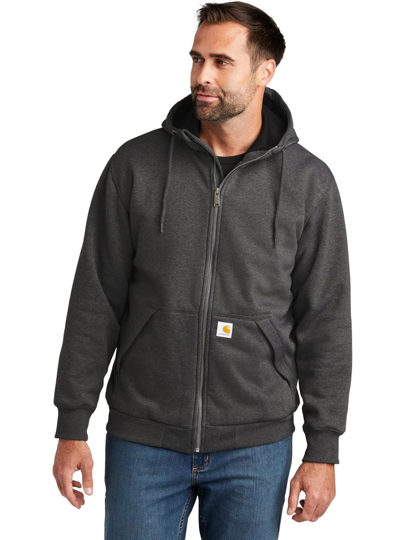 Carhartt Midweight Thermal-Lined Full-Zip Sweatshirt 8 Carhartt Midweight Thermal-Lined Full-Zip Sweatshirt - Image 8
