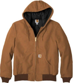 4-DAY EXPRESS - Carhartt Quilted-Flannel-Lined Duck Active Jacket