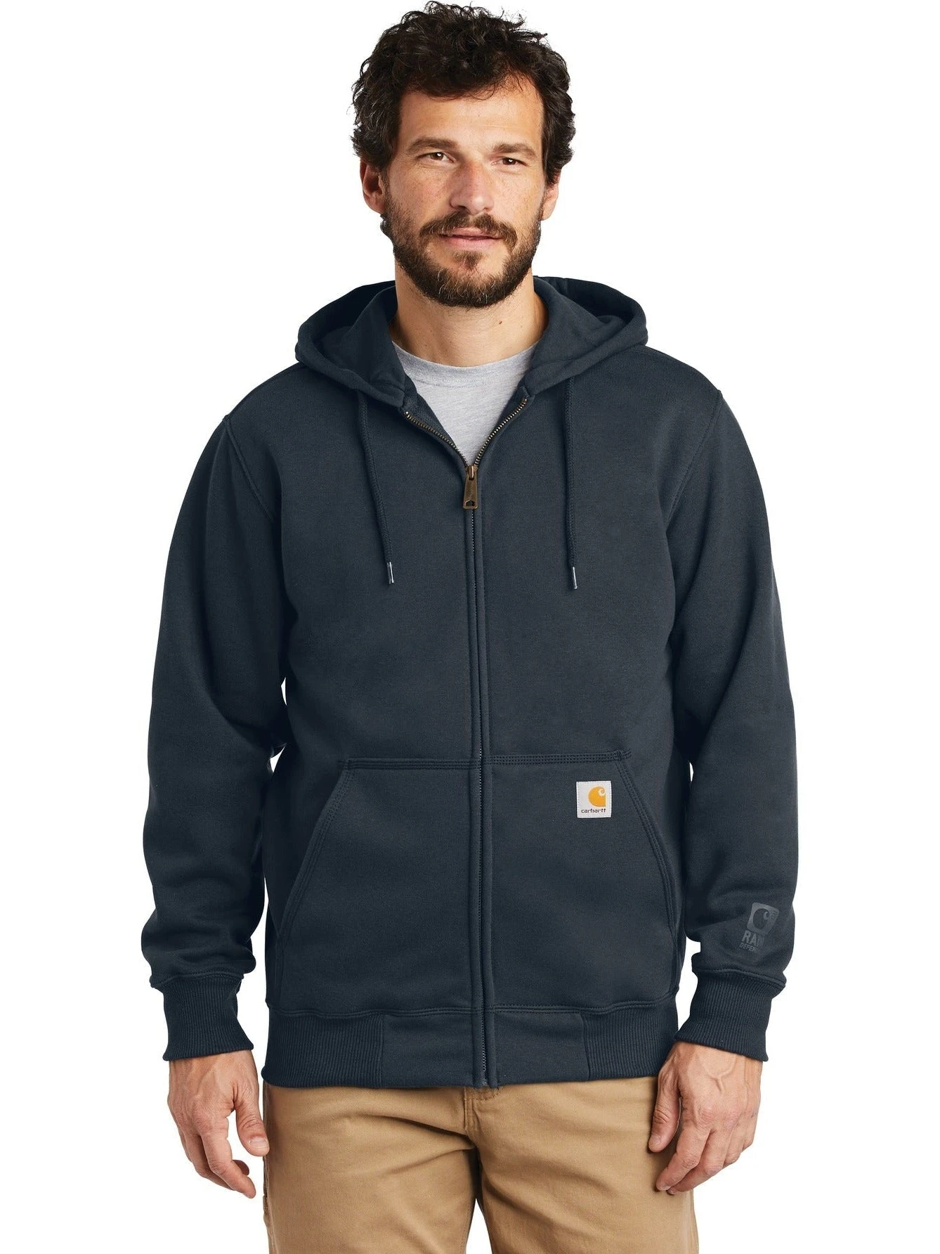 Carhartt Rain Defender Paxton Heavyweight Hooded Zip-Front Sweatshirt 13 Carhartt Rain Defender Paxton Heavyweight Hooded Zip-Front Sweatshirt - Image 13