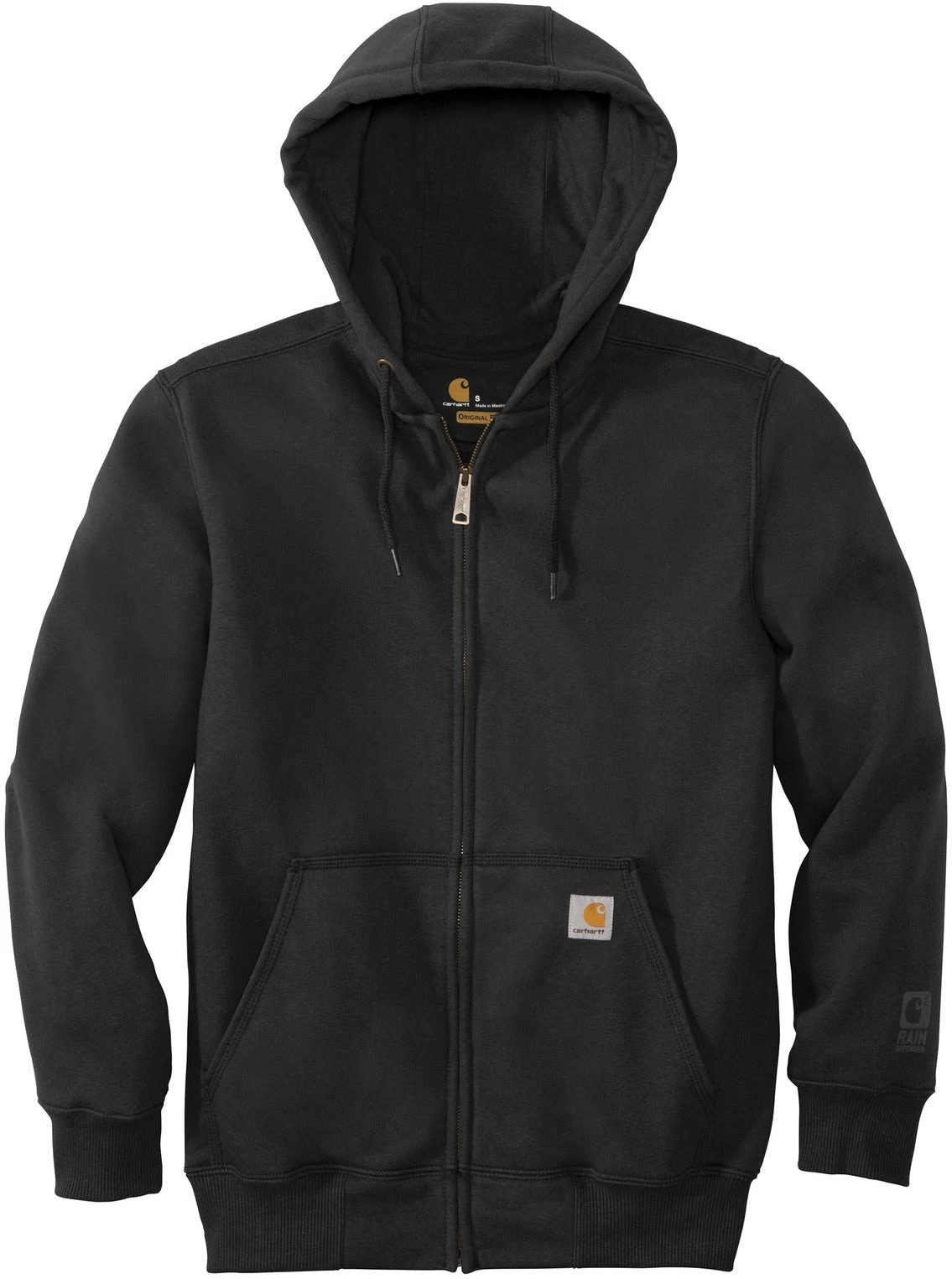 Carhartt Rain Defender Paxton Heavyweight Hooded Zip-Front Sweatshirt 3 Carhartt Rain Defender Paxton Heavyweight Hooded Zip-Front Sweatshirt - Image 3