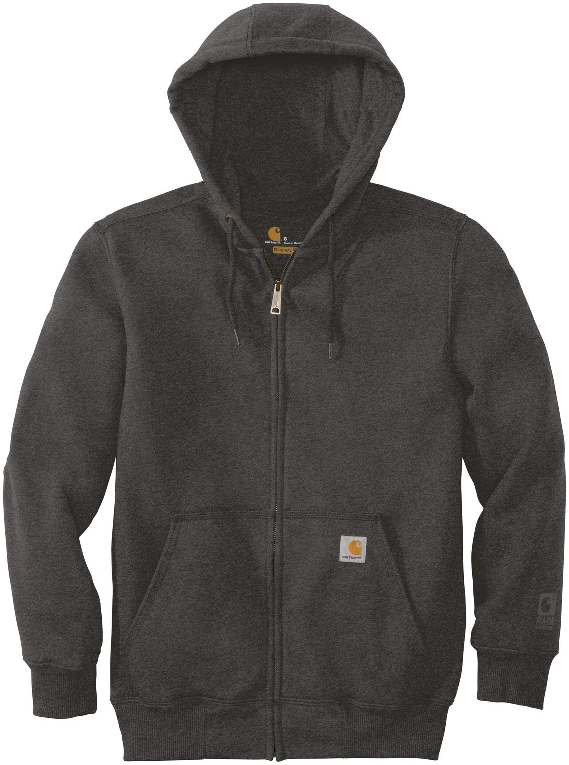 Carhartt Rain Defender Paxton Heavyweight Hooded Zip-Front Sweatshirt 7 Carhartt Rain Defender Paxton Heavyweight Hooded Zip-Front Sweatshirt - Image 7