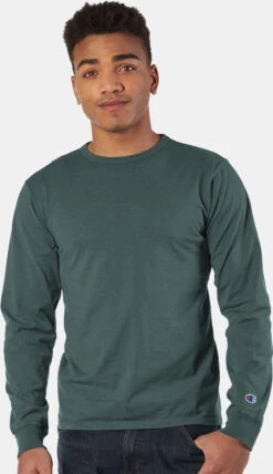 Champion Garment Dyed Long Sleeve T-Shirt -Thread Logic Store Champion Garment Dyed Long Sleeve T Shirt 10
