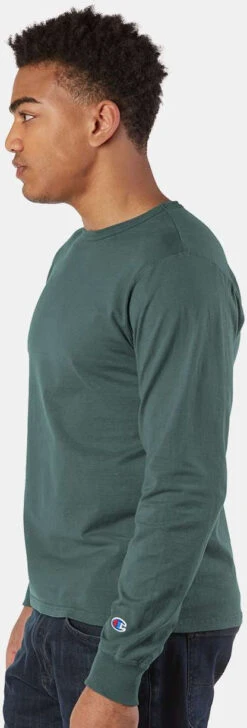 Champion Garment Dyed Long Sleeve T-Shirt -Thread Logic Store Champion Garment Dyed Long Sleeve T Shirt 11