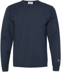 Champion Garment Dyed Long Sleeve T-Shirt -Thread Logic Store Champion Garment Dyed Long Sleeve T Shirt Navy S 19