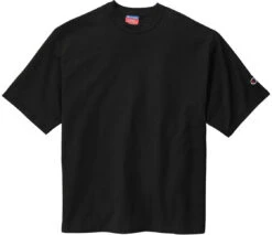 Champion Heritage 7-Oz. Jersey Tee -Thread Logic Store Champion Heritage 7 Oz Jersey Tee Black S 5