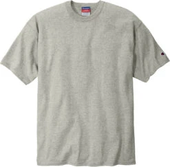 Champion Heritage 7-Oz. Jersey Tee -Thread Logic Store Champion Heritage 7 Oz Jersey Tee Oxford Grey S 14