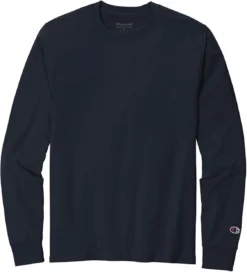 OUTLET-Champion Heritage Jersey Long Sleeve Tee -Thread Logic Store Champion Heritage Jersey Long Sleeve Tee Navy S 2