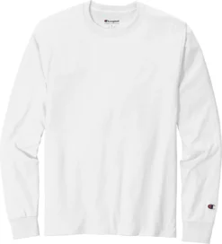 OUTLET-Champion Heritage Jersey Long Sleeve Tee -Thread Logic Store Champion Heritage Jersey Long Sleeve Tee White S 5