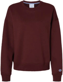 Champion Ladies Powerblend Crewneck Sweatshirt -Thread Logic Store Champion Ladies Powerblend Crewneck Sweatshirt Maroon S 13