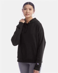 Champion Ladies Powerblend Hooded Sweatshirt -Thread Logic Store Champion Ladies Powerblend Hooded Sweatshirt 2