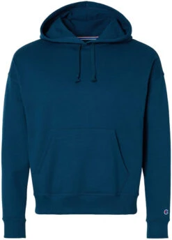 Champion Ladies Powerblend Hooded Sweatshirt -Thread Logic Store Champion Ladies Powerblend Hooded Sweatshirt Late Night Blue S 5