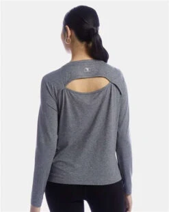 Champion Ladies Sport Soft Touch Long Sleeve Crop T-Shirt -Thread Logic Store Champion Ladies Sport Soft Touch Long Sleeve T Shirt 12