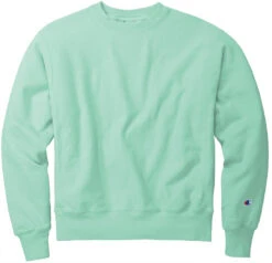 OUTLET-Champion Reverse Weave Garment-Dyed Crewneck Sweatshirt -Thread Logic Store Champion Reverse Weave Garment Dyed Crewneck Sweatshirt Pale Seafoam S 13 1