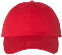 Champion Washed-Twill Dad’s Cap -Thread Logic Store Champion Washed Twill Dads Cap Bright Red Scarlet OSFA 4