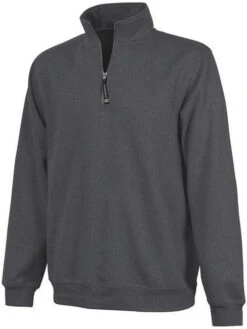 OUTLET-Charles River Crosswind Quarter Zip Sweatshirt 24 OUTLET-Charles River Crosswind Quarter Zip Sweatshirt -Thread Logic Store Charles River Crosswind Quarter Zip Sweatshirt Dark Charcoal S 11 1