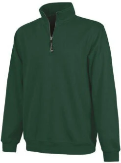 Charles River Crosswind Quarter Zip Sweatshirt -Thread Logic Store Charles River Crosswind Quarter Zip Sweatshirt Forest S 5