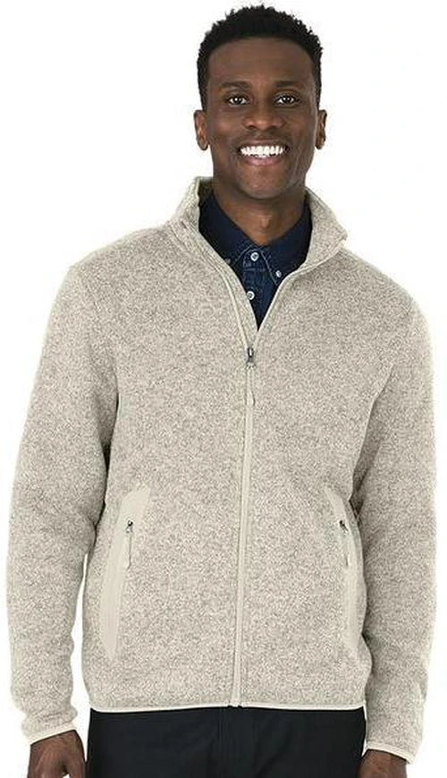 Charles River Heathered Fleece Jacket 3 Charles River Heathered Fleece Jacket - Image 3