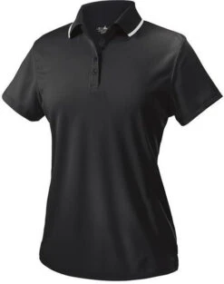 Charles River Ladies Classic Solid Wicking Polo -Thread Logic Store Charles River Ladies Classic Solid Wicking Polo Black S 4