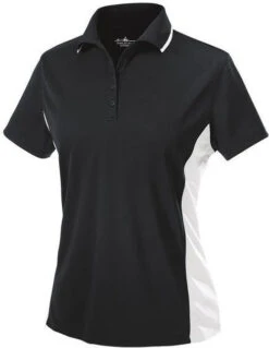 Charles River Ladies Color Blocked Wicking Polo 18 Charles River Ladies Color Blocked Wicking Polo -Thread Logic Store Charles River Ladies Color Blocked Wicking Polo BlackWhite S 4