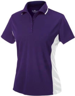 Charles River Ladies Color Blocked Wicking Polo 22 Charles River Ladies Color Blocked Wicking Polo -Thread Logic Store Charles River Ladies Color Blocked Wicking Polo PurpleWhite S 8