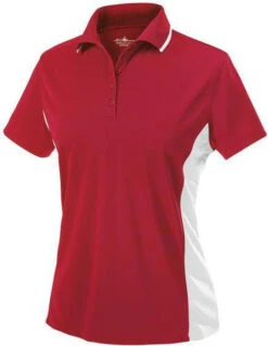 Charles River Ladies Color Blocked Wicking Polo 23 Charles River Ladies Color Blocked Wicking Polo -Thread Logic Store Charles River Ladies Color Blocked Wicking Polo RedWhite S 9
